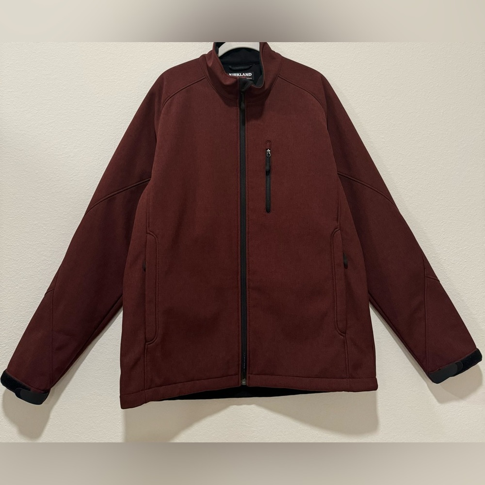 Kirkland signature , Burgundy lightweight Jacket